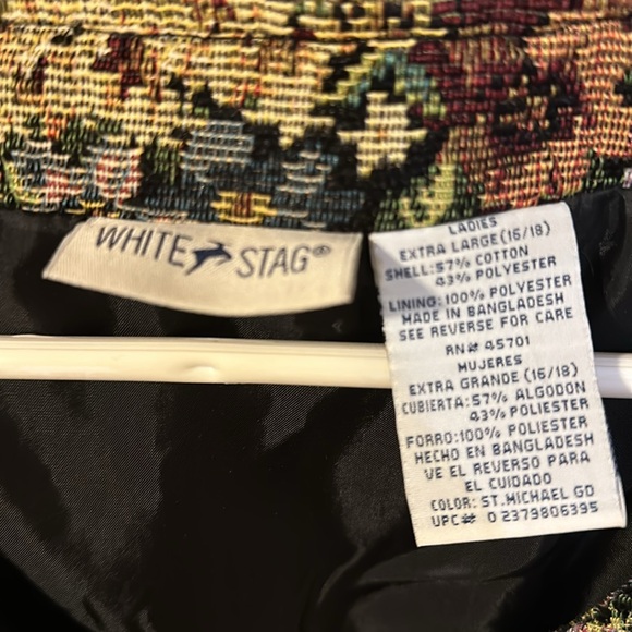 Floral Tapestry Vest Women’s XL - Picture 4 of 4